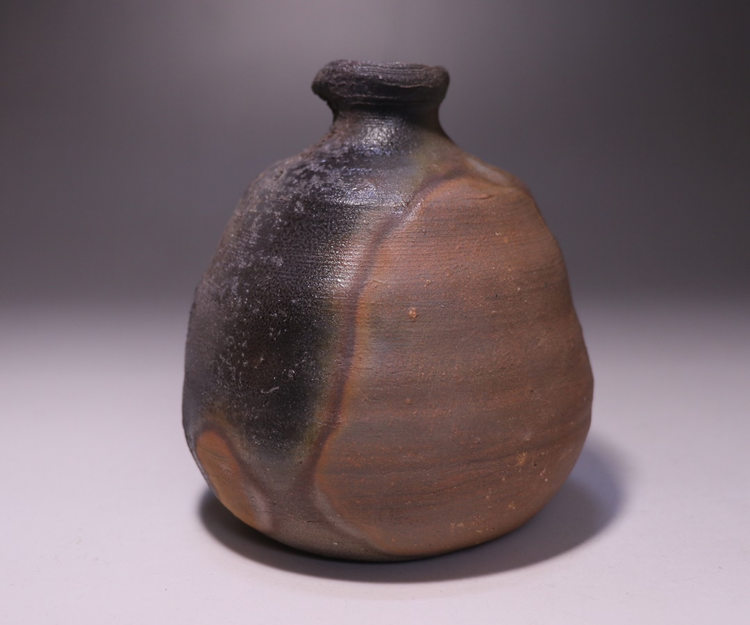 正宗悟 酒呑 備前焼 ぐい呑み 共箱 現代陶芸 作家物 陶芸家 正宗