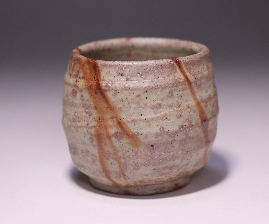 備前焼 ぐい呑 「高力 芳照」作 N o42 備前焼 ぐい呑 「高力 芳照」作