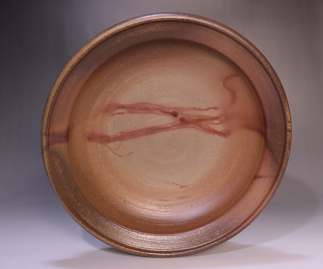 備前焼 皿 備前焼作家 伊勢崎 創 大鉢 備前焼 皿 備前焼作家 伊勢崎 創