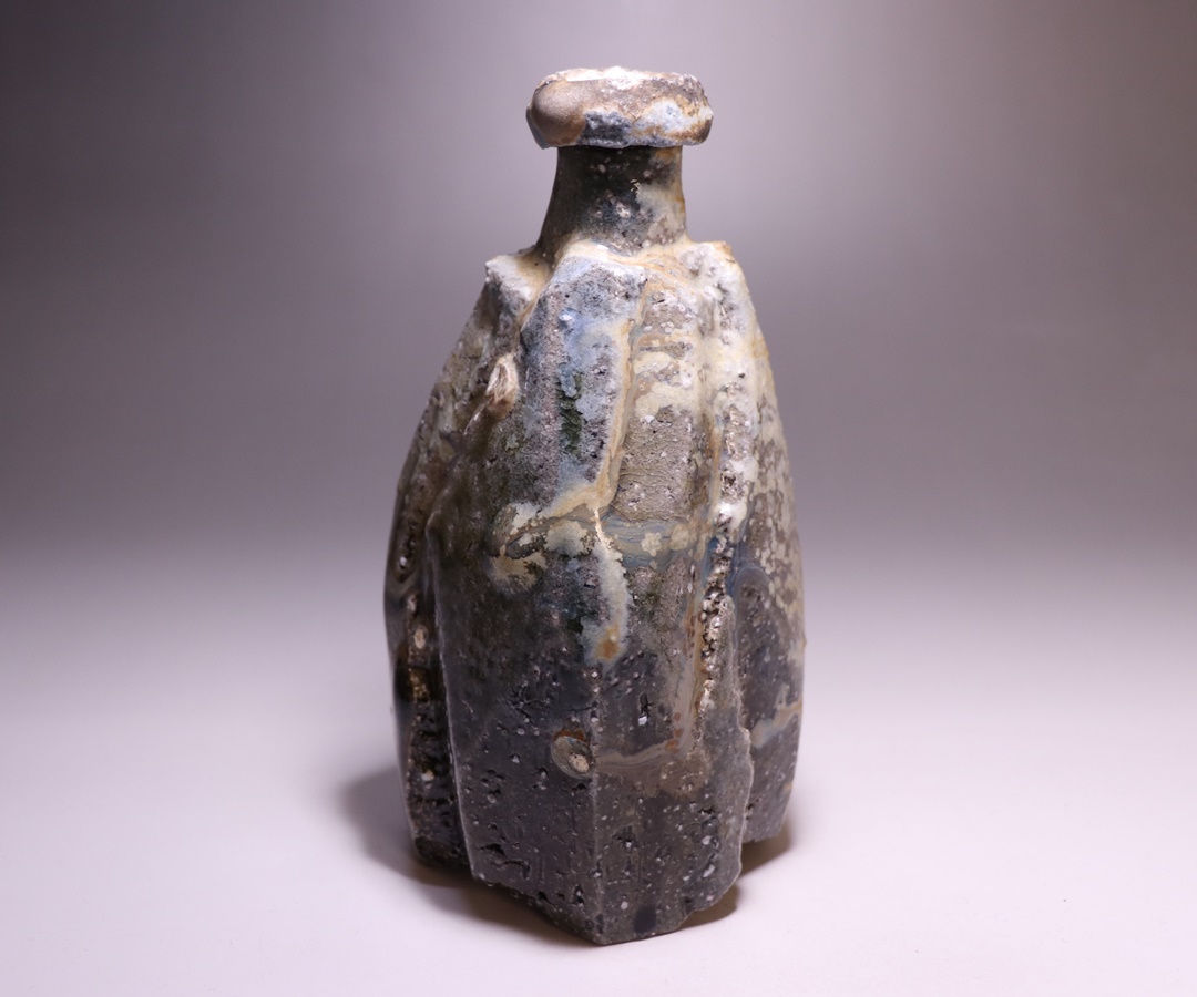 大岩智之 黒備前徳利 備前焼 酒器 徳利 ぐい呑 盃 酒碗 新品未使用