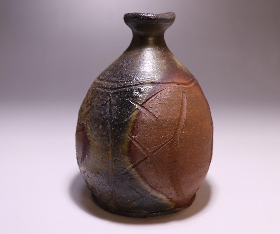 備前焼 金重素山作 円山窯 備前徳利/徳利 備前焼 金重素山作 円山窯
