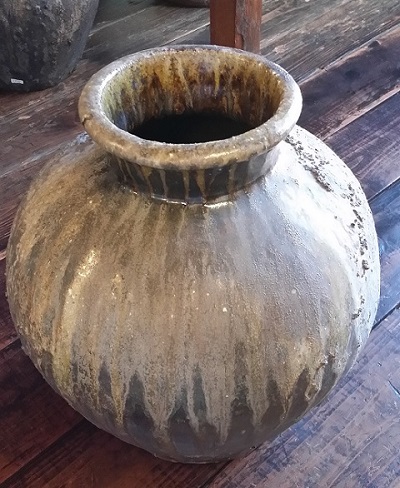 越前自然釉焼締壺 越前焼（福井県丹生郡越前町）