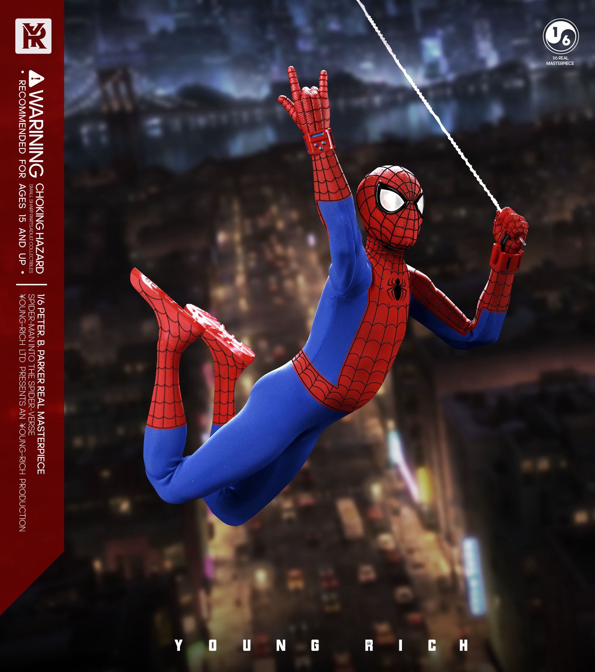 Young Rich 1/6 Peter B Parker (Spider-man: Into the Spider-Verse) Sixt