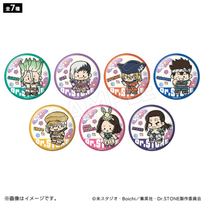Dr.STONE 缶バッジコレクション 宝島ver.(全7種) Dr．STONE