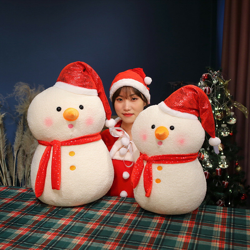 楽天市場】送料無料 ぬいぐるみ クッション 雪だるま snowman 抱き枕