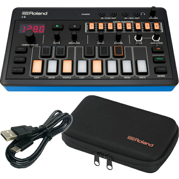 楽天市場】Roland AIRA Compact J-6 + CB-RAC セット コード