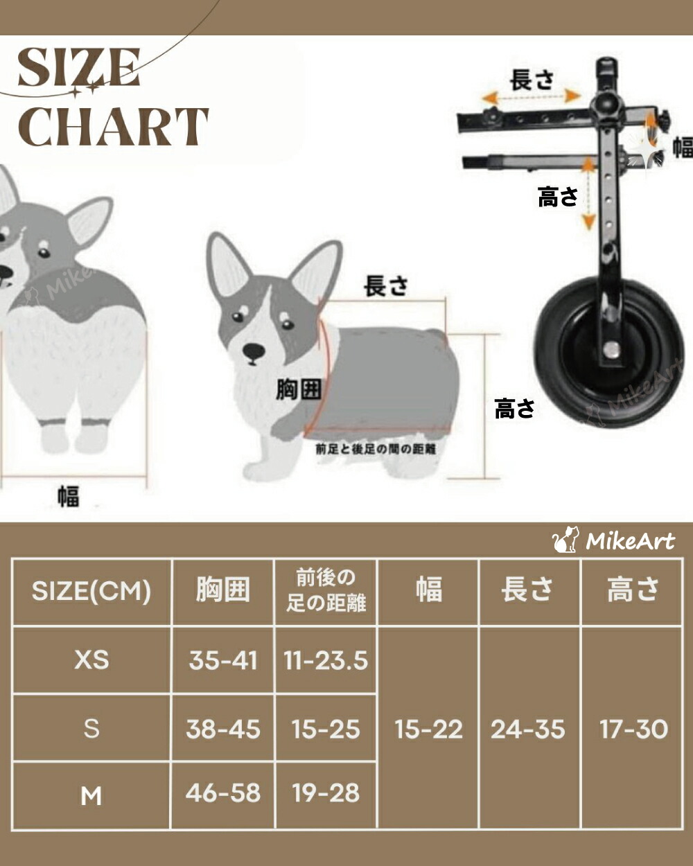 楽天市場】＼楽天1位／犬用車椅子 歩行器 車いす 後ろ足 2輪 歩行補助