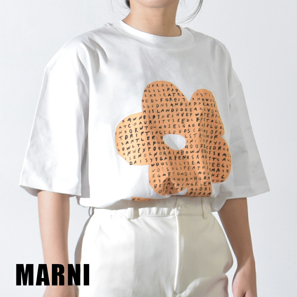 楽天市場】マルニ Tシャツ レディース 花柄 半袖 ブランド