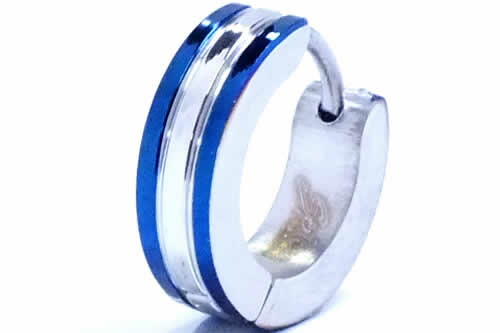 楽天市場】ブルートレインフープピアス/1個販売 片耳 18G 18ゲージ 中