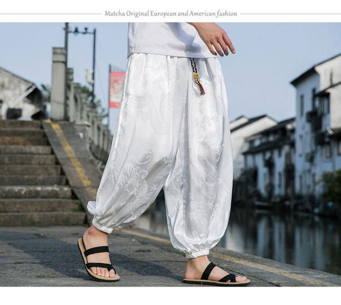 楽天市場】サルエルパンツ メンズ 夏服 アラジンパンツ クロップド