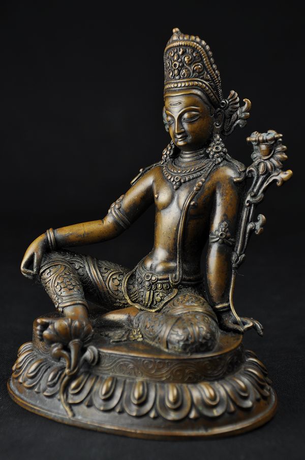 楽天市場】帝釈天（インドラ） 銅造 彫金仕上げ一点もの : 仏像仏画