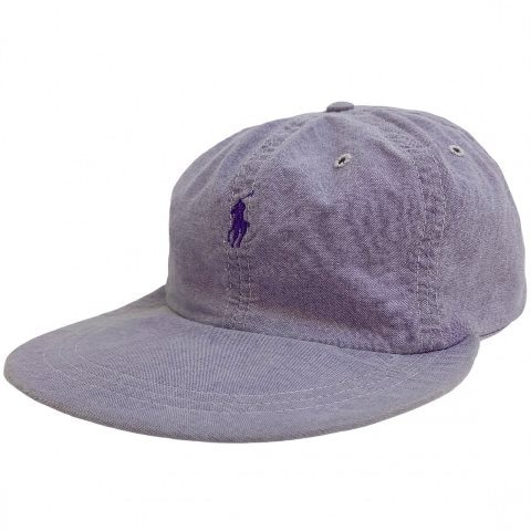 楽天市場】USA製 90s Polo Ralph Lauren Chambray Long Bill Cap 薄紫