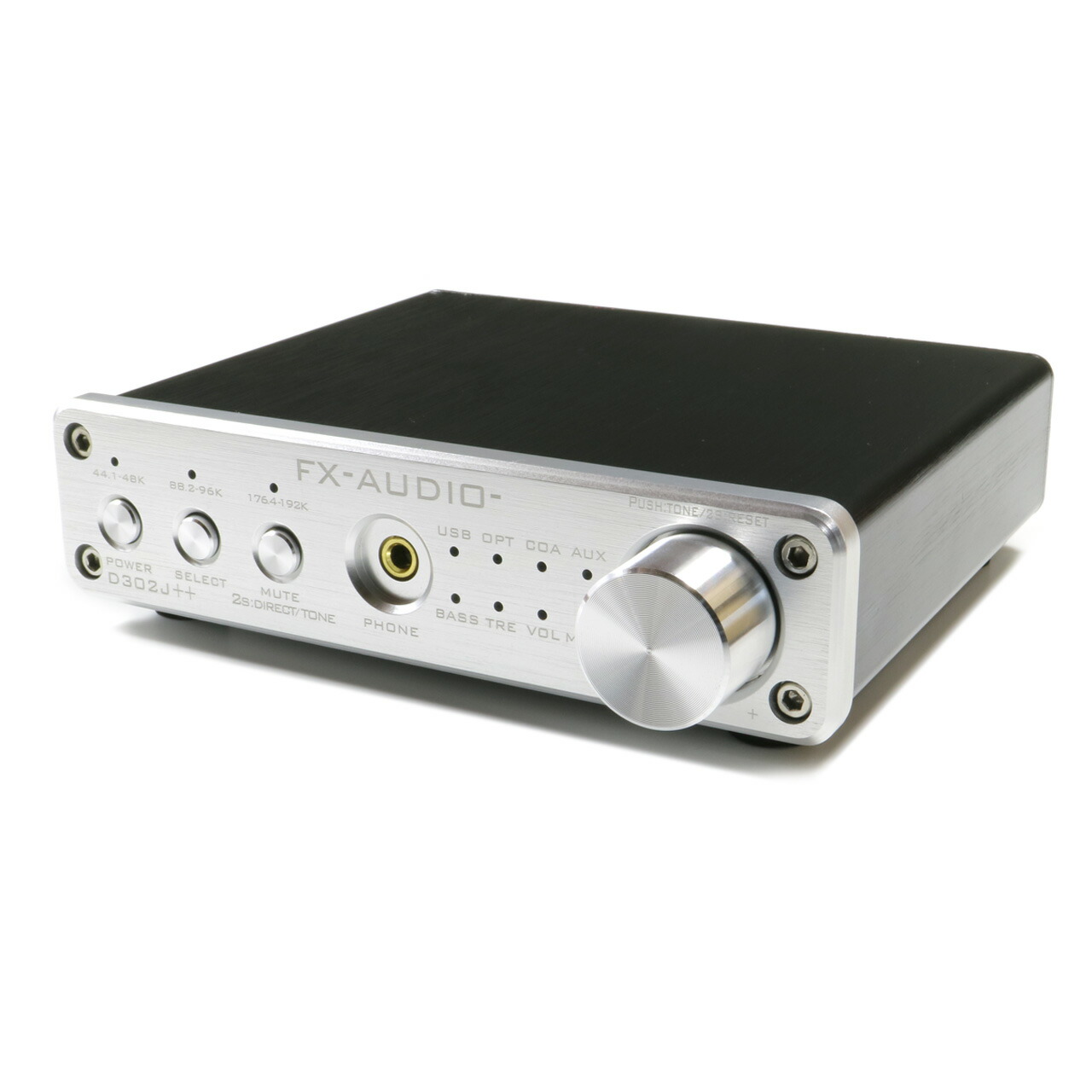 楽天市場】送料無料 FX-AUDIO- D302J++[シルバー] ハイレゾ対応