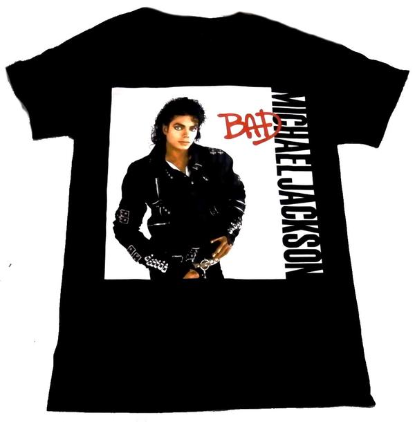 楽天市場】MICHAEL JACKSON「BAD」Tシャツ【マイケルジャクソン