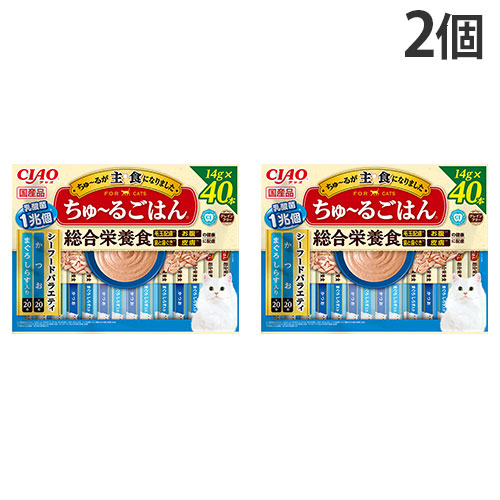 楽天市場】いなば CIAO ちゅ〜るごはん 総合栄養食 シーフード
