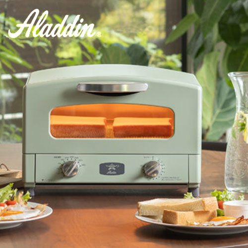 楽天市場】アラジン トースター グラファイトトースター グリーン AET
