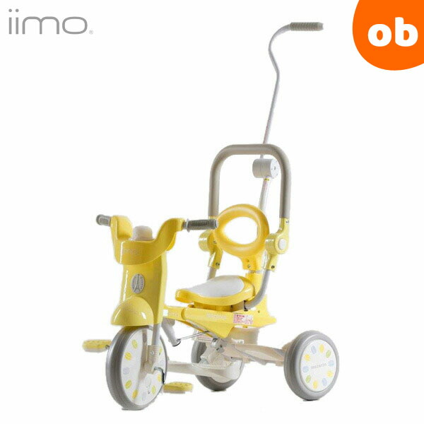 楽天市場】iimo 三輪車 #02 マカロンイエロー イーモトライシクル
