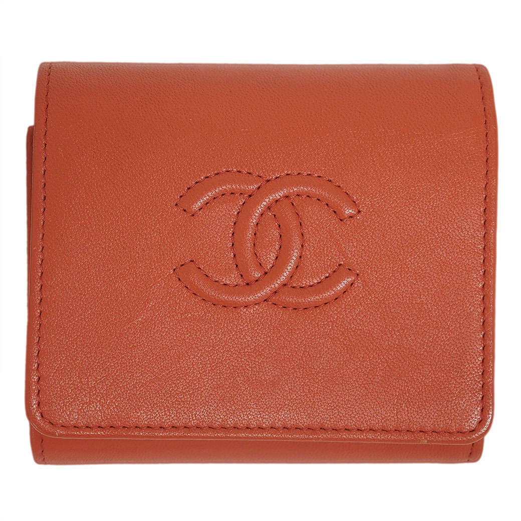 楽天市場】シャネル CHANEL 財布 三つ折り ココマーク コンパクト