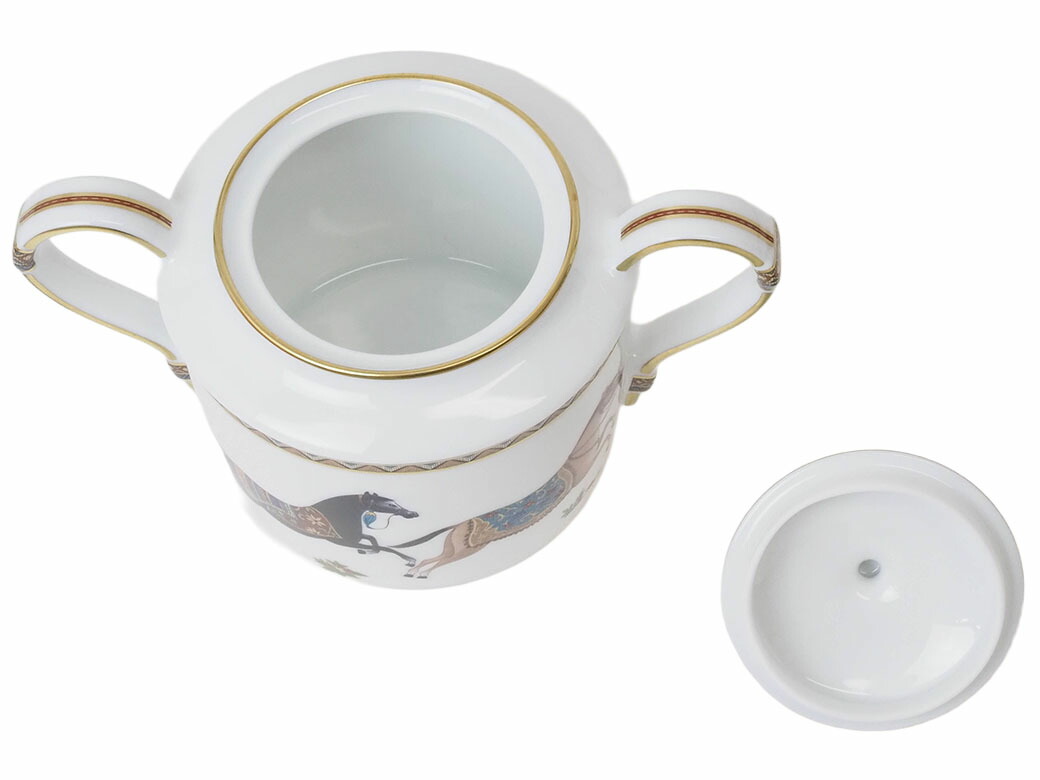 楽天市場】エルメス HERMES シュガーポット シュヴァルドリアン 砂糖