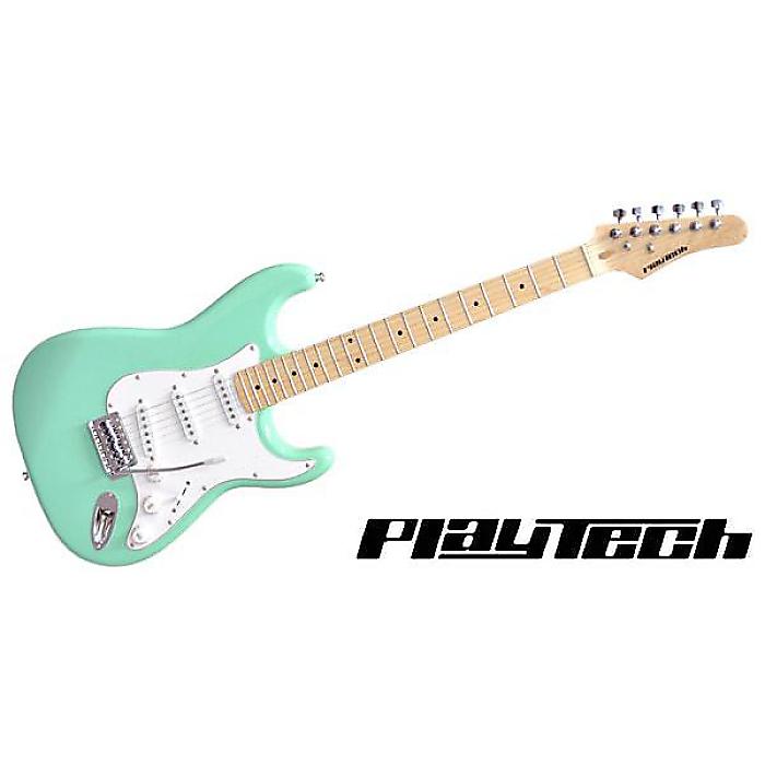 PLAYTECH テレキャスター ミントグリーン メイプルネック ソフトケース