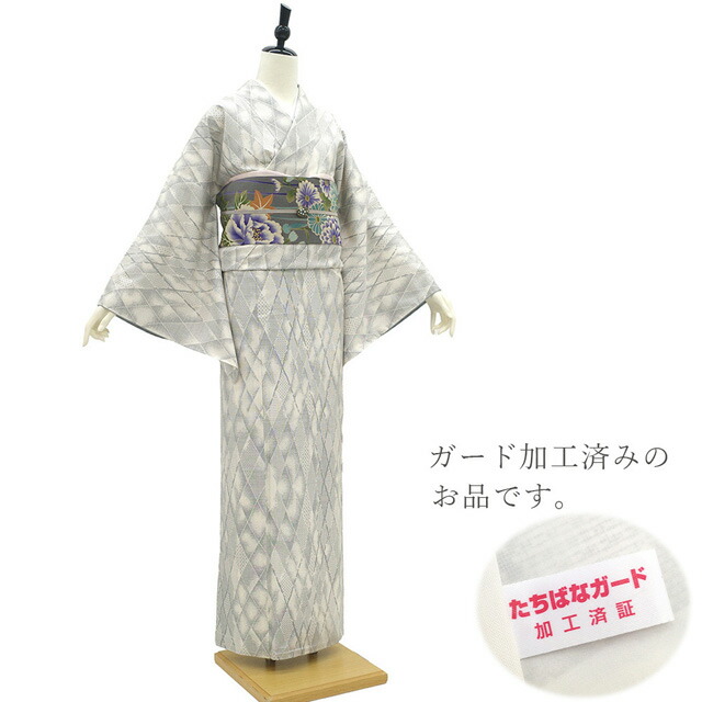 楽天市場】【新古品】 本場大島紬 着物 未使用 正絹 白大島 大島紬
