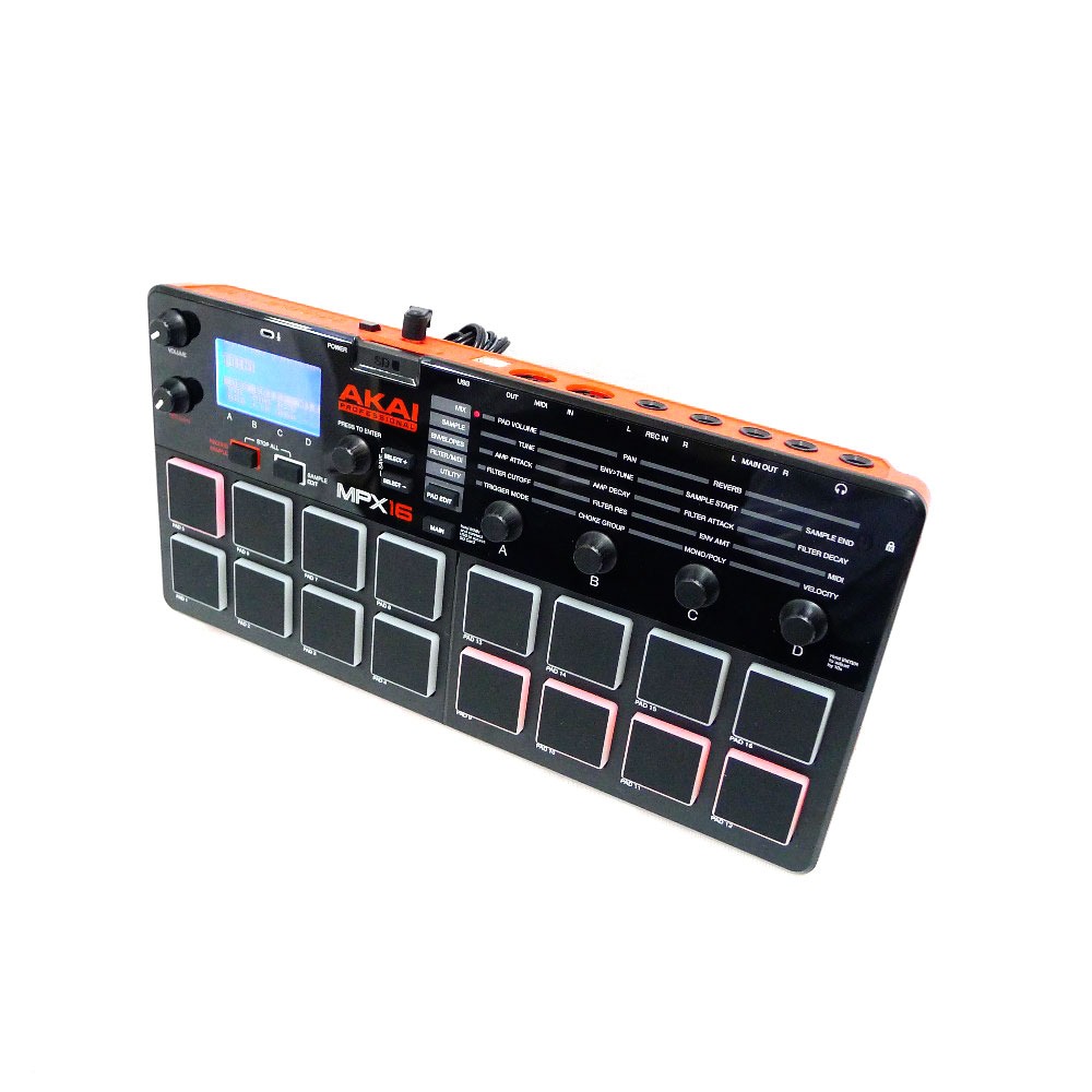 AKAI MPX16 サンプラー 動作確認済 AKAI ( アカイ ) MPX16 サンプラー