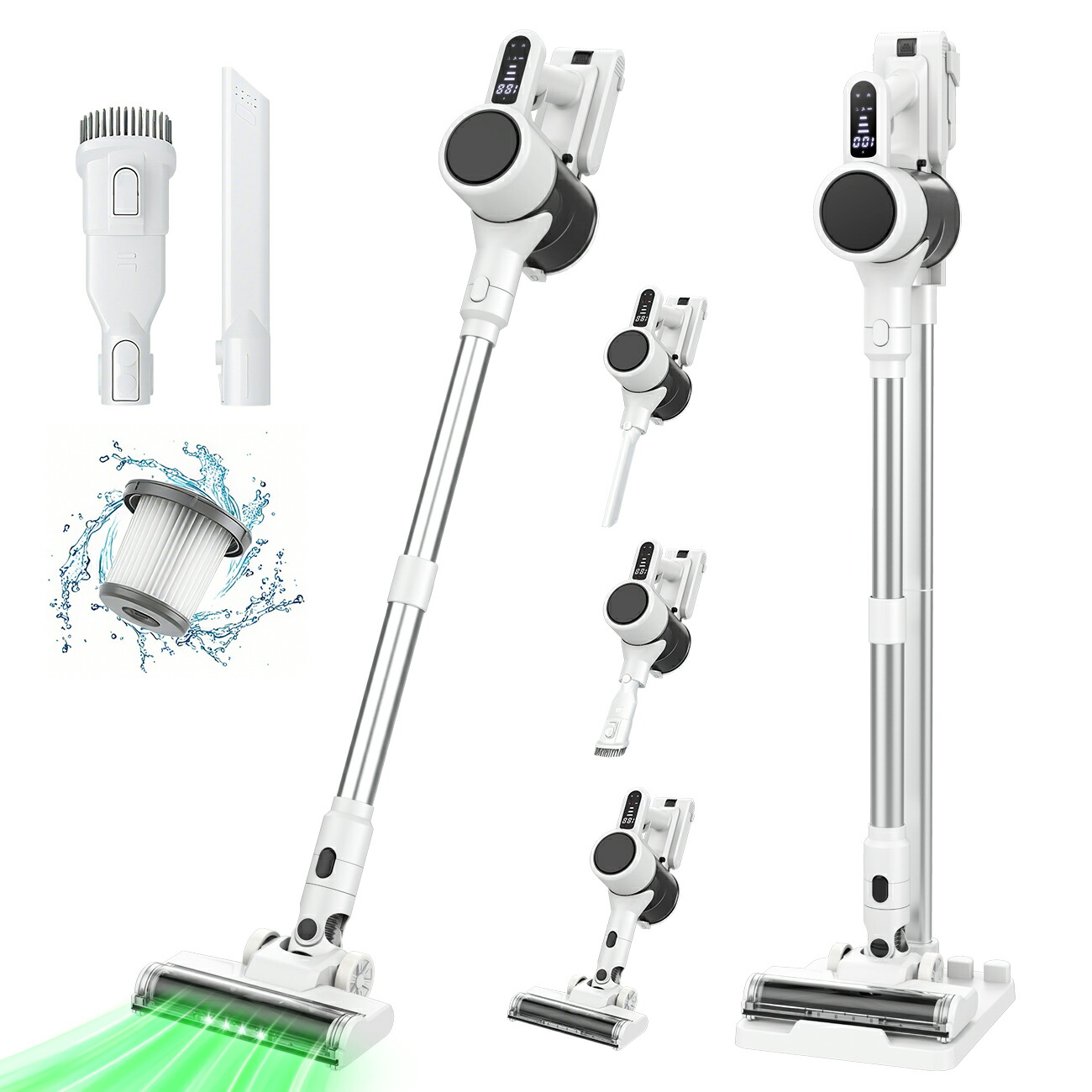 楽天市場】☆2/9限定1401円OFF☆掃除機 コードレス【新登場！65Kpa