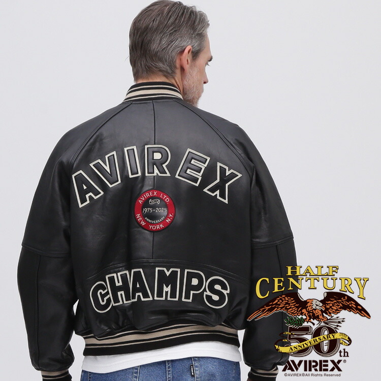 楽天市場】AVIREX 公式通販｜【再入荷分】《50th Anniversary》VARSITY