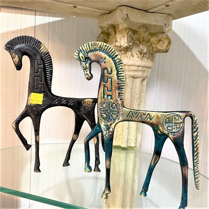 ギリシャの馬の置物
