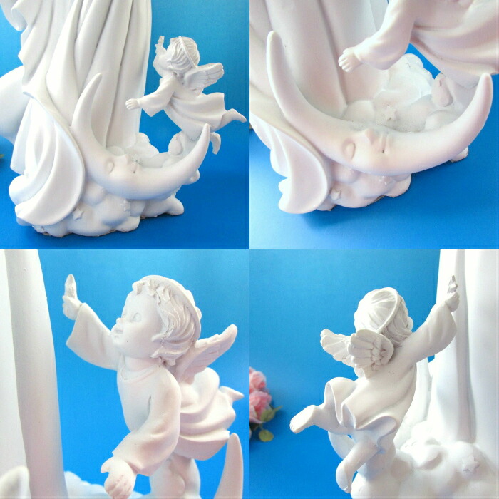 楽天市場】≪天使 置物＊天使雑貨＊エンジェル雑貨≫愛に満ちた聖母子