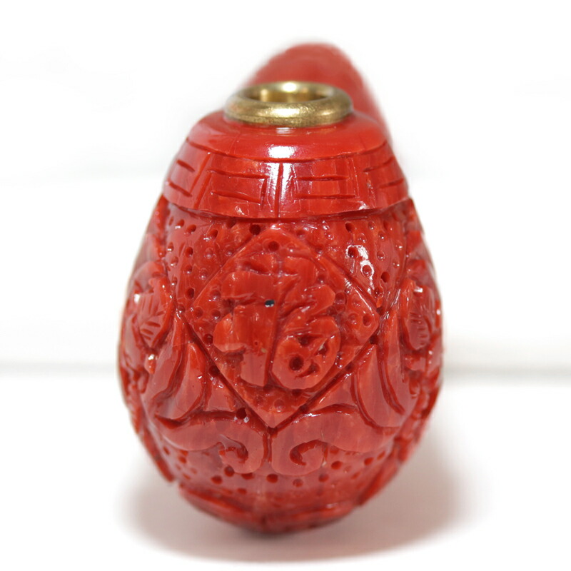 楽天市場】赤珊瑚 総重量111g 彫刻珊瑚 珊瑚の置物 吉祥紋様 招福 五帝