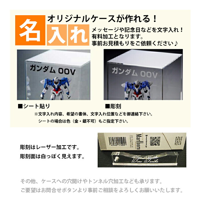 楽天市場】アクリルケース W400mm H600mm D400mm【台座なし】長方形 5