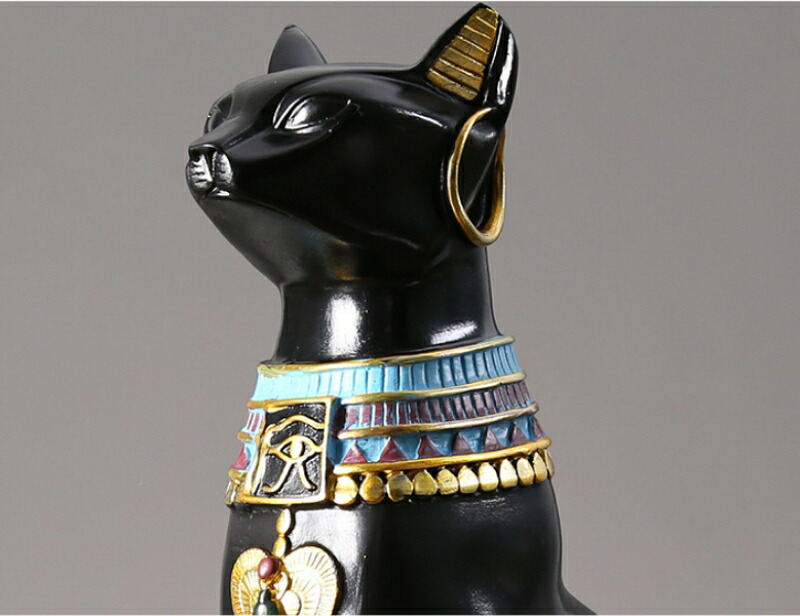 楽天市場】エジプト風猫の置物 インテリア オブジェ 置物 小物 モダン
