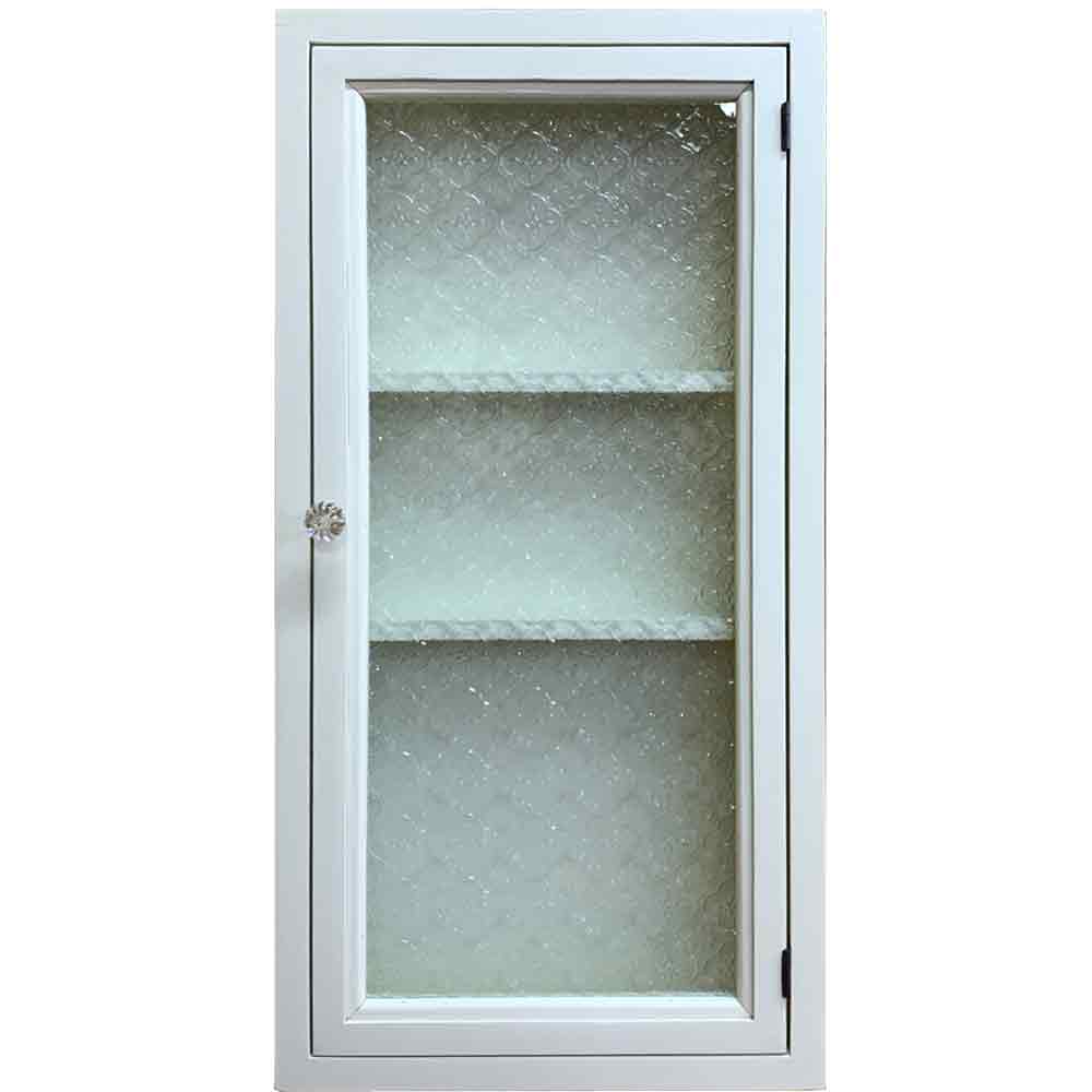 楽天市場】キャビネット ニッチ用 フローラガラス扉 アンティーク