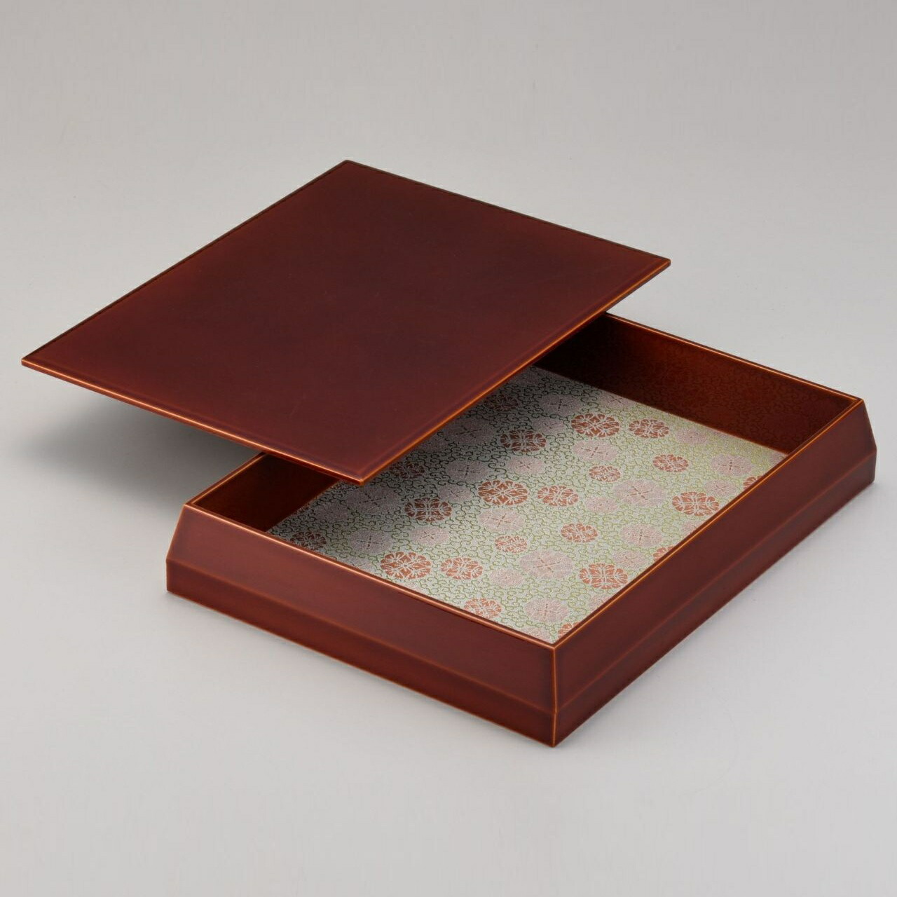 飛騨春慶塗りの蓋付き文箱 飛騨春慶塗りの蓋付き文箱