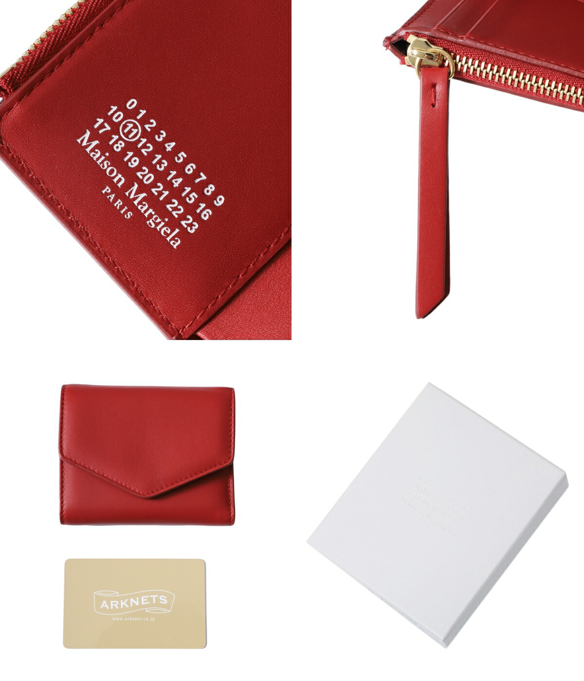 楽天市場】[送料無料]Maison Margiela : ZIP COMPACT TRI FOLD