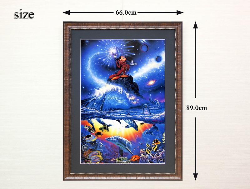 楽天市場】ラッセン ディズニー アートポスター「ミッキーマウス