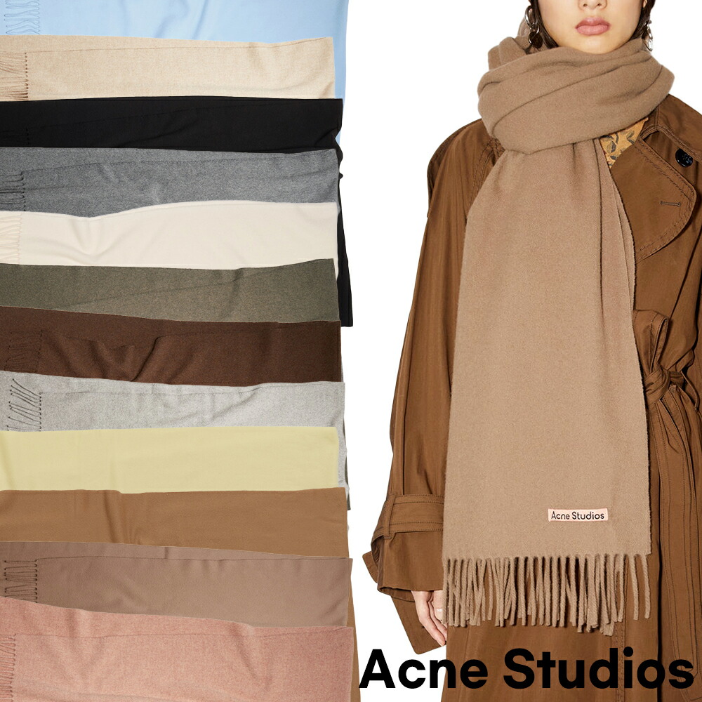 楽天市場】ACNE（カラーホワイト）（マフラー・スカーフ｜バッグ・小物