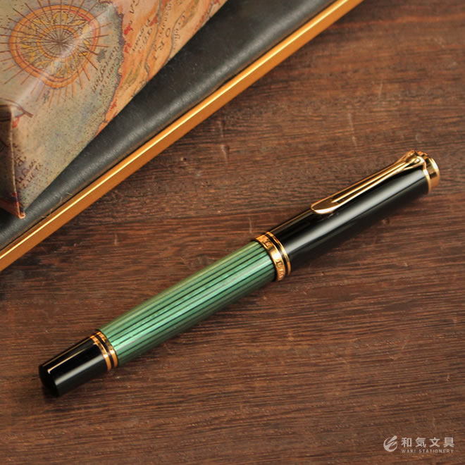 楽天市場】名入れ 無料 ペリカン Pelikan スーベレーンM400 グリーン