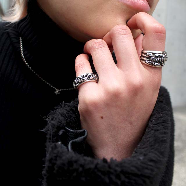 CHROME HEARTSエタニティヴァインバンドリング・20号・22K クロム