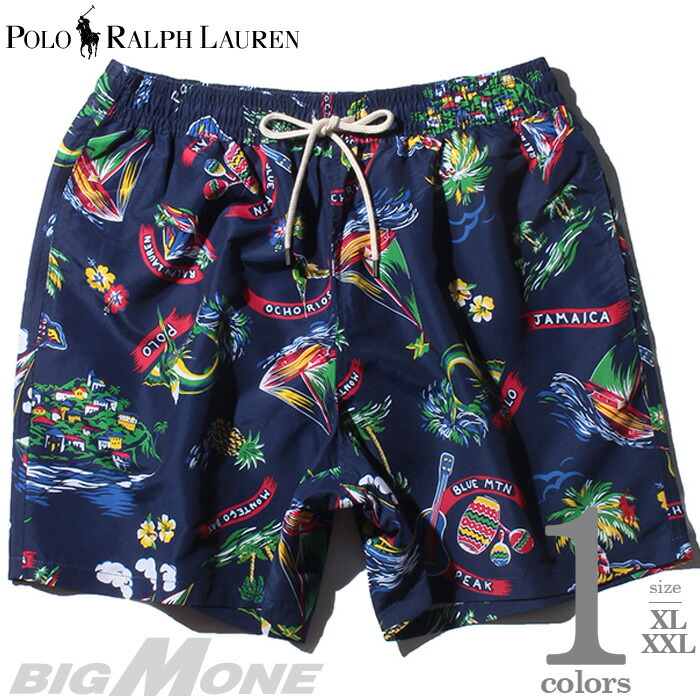 楽天市場】大きいサイズ メンズ スイム ショート パンツ POLO RALPH