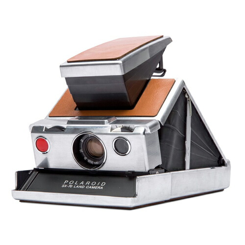 楽天市場】 Polaroid ポラロイド SX-70 Original シルバー×ブラウン