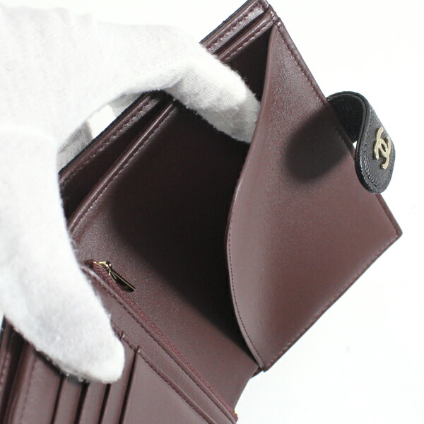 楽天市場】CHANEL シャネル パスポートケース 二つ折り 財布