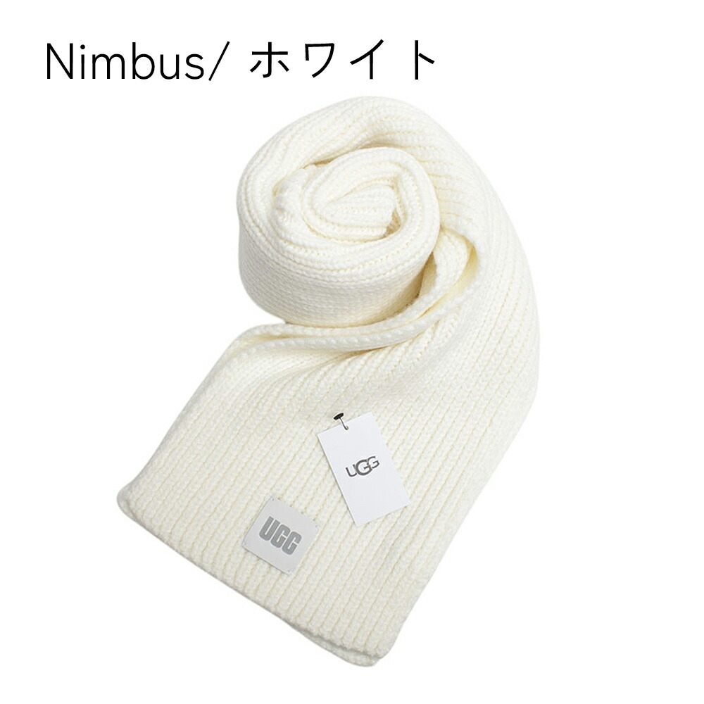 楽天市場】アグ UGG マフラー レディース リブニットマフラー 101106