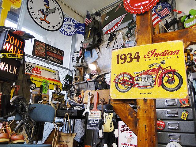 楽天市場】インディアンモーターサイクル ブリキ看板 1934年