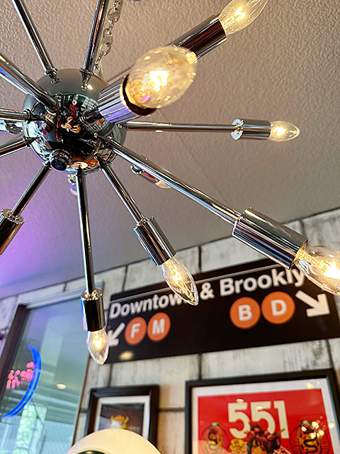 楽天市場】スプートニクランプ 16灯タイプ本体 LED球対応 （クローム