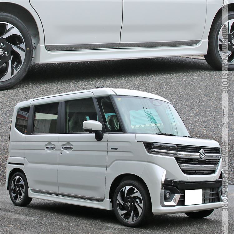楽天市場】新型スペーシアカスタム パーツ サイドドアガーニッシュ 4P