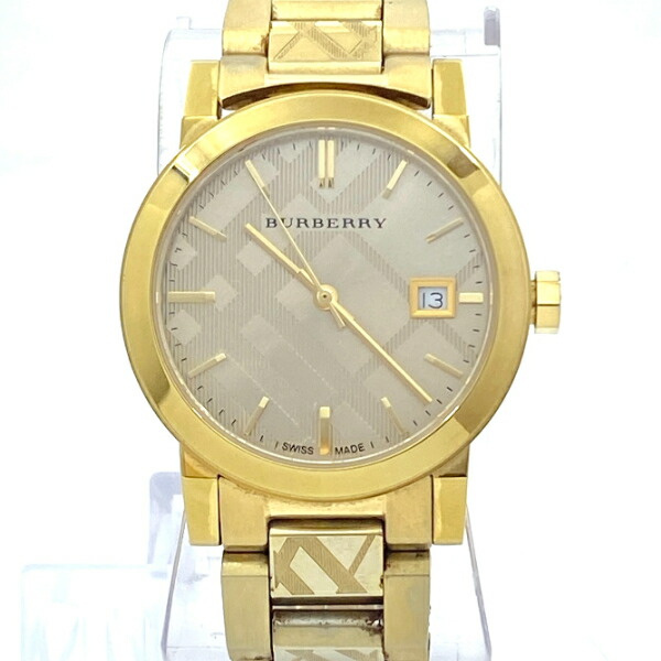 可動品】バーバリー ソーラー腕時計 レディース BURBERRY 可動品
