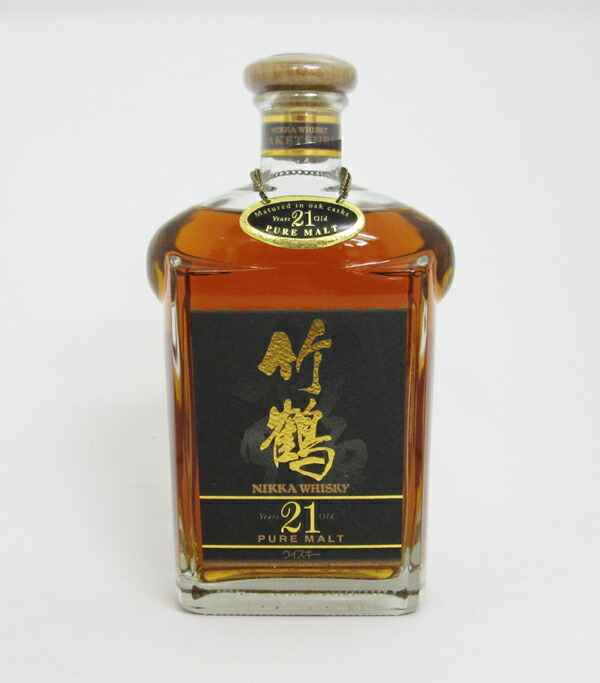 楽天市場】【レトロ】竹鶴21年 角瓶 43度 700ml （箱なし） : 中央酒販