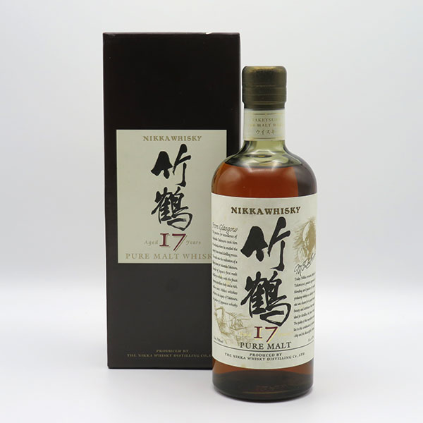 楽天市場】【旧ボトル】竹鶴17年 ピュアモルト 43度 700ml （専用化粧